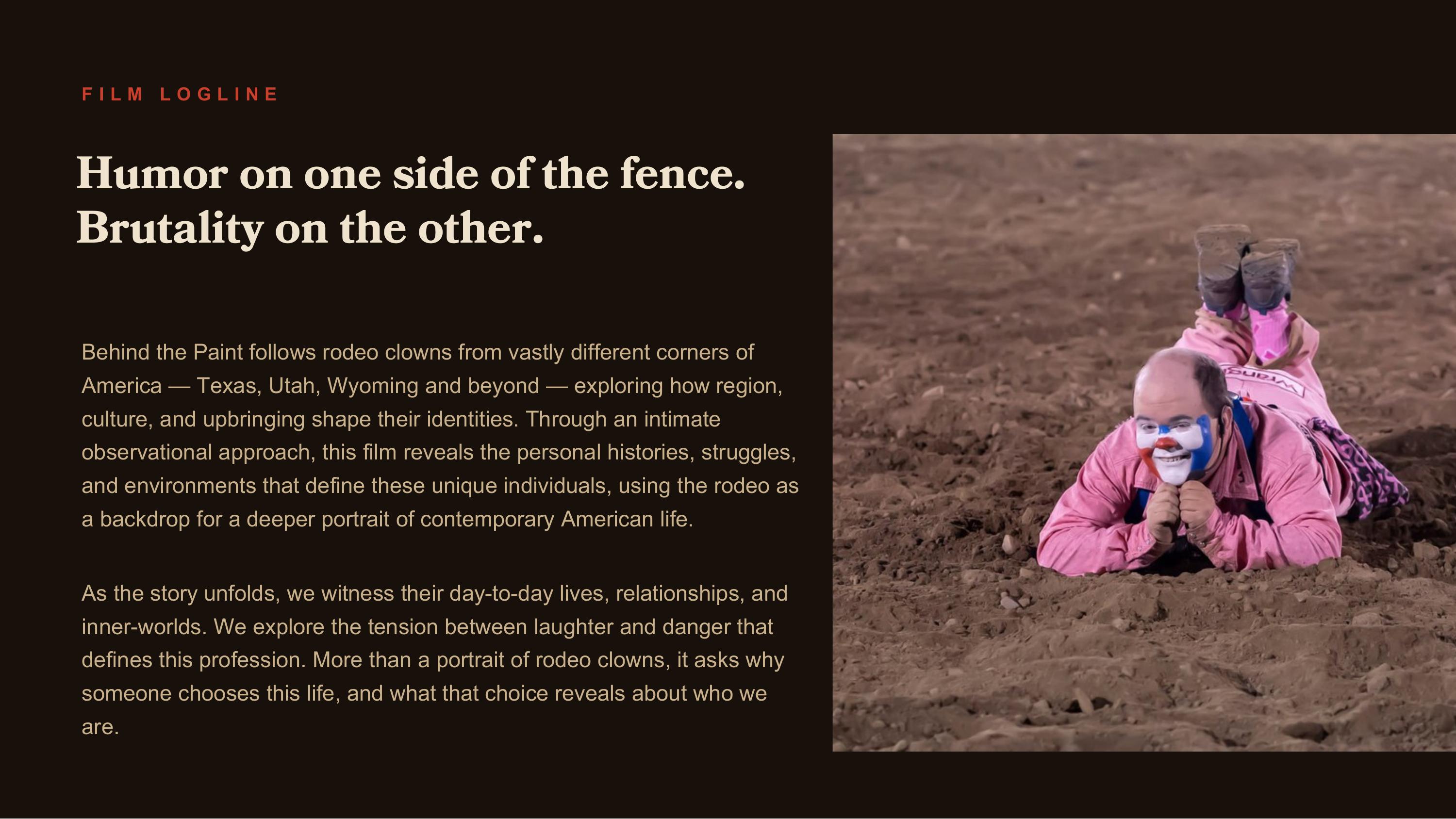 Behind the Paint pitch deck — slide 3